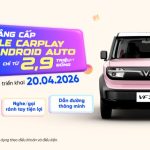VinFast nâng cấp Apple CarPlay và Android Auto cho VF 3 với mức phí 2,9 triệu đồng