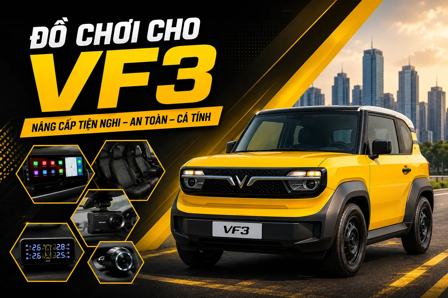 vinhxdcom do choi cho VF3 Top Đồ Chơi Cho VinFast VF3 Đáng Xuống Tiền Nhất Hiện Nay
